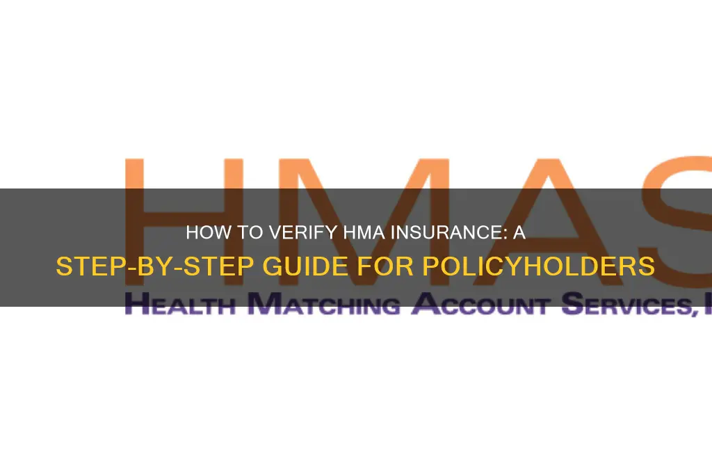 how to verify hma insurance