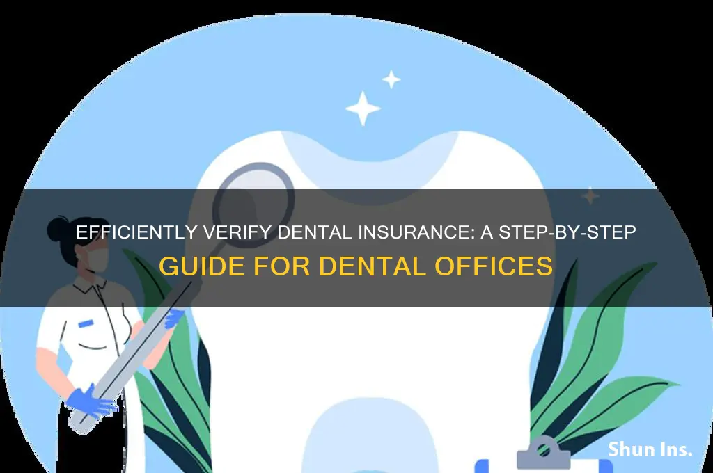 how to verify insurance at a dentist office