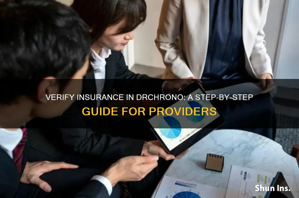 how to verify insurance in dr chrono