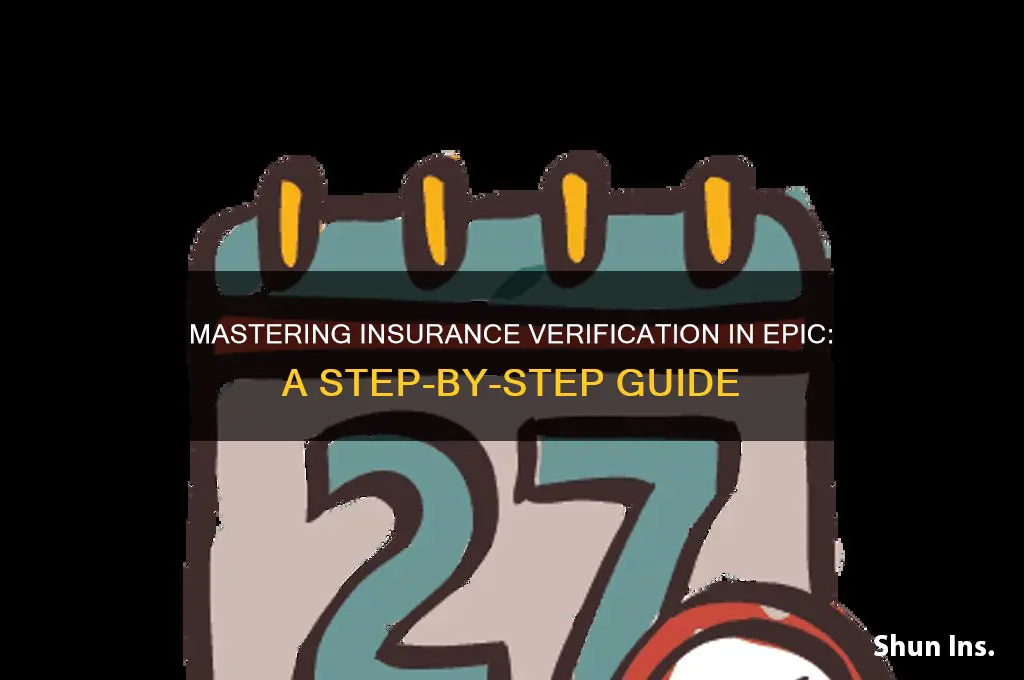 how to verify insurance in epic