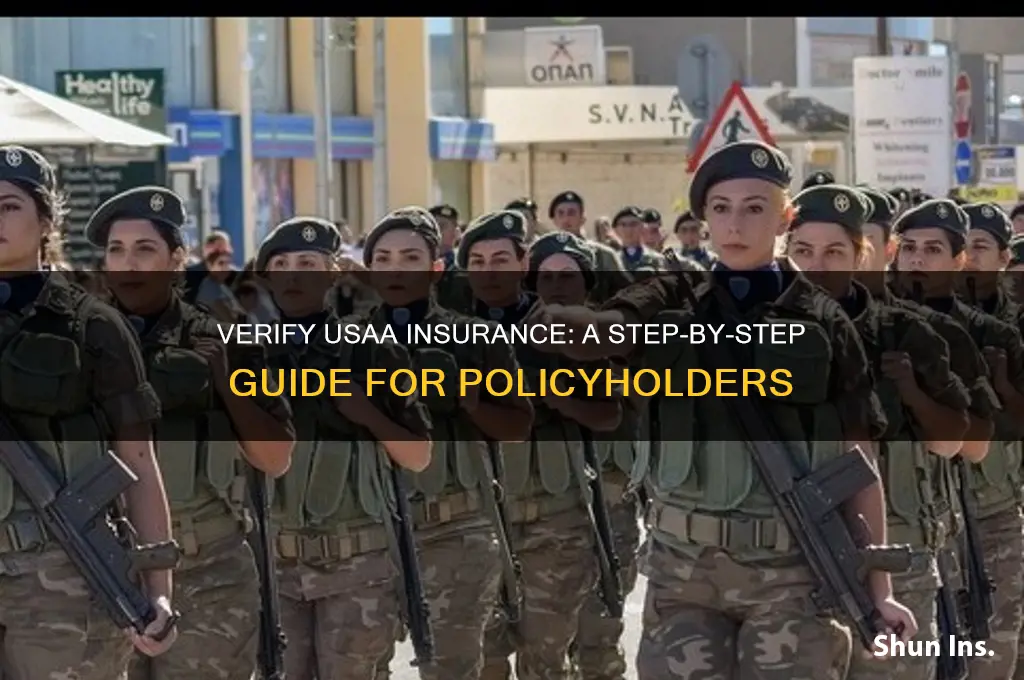 how to verify insurance with usaa