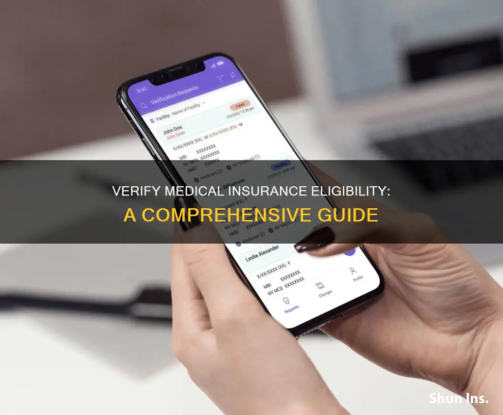 how to verify medical insurance eligibility