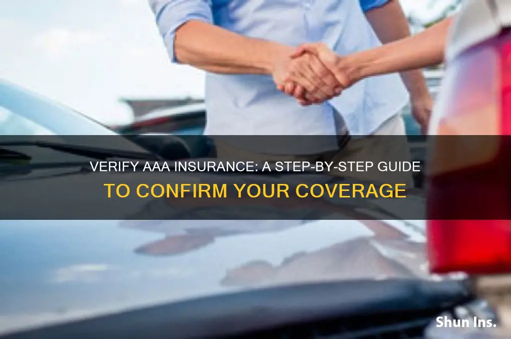 how to verify triple a insurance