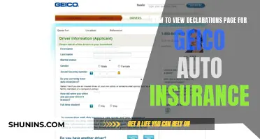 Accessing Your GEICO Auto Insurance: Declarations Page Guide