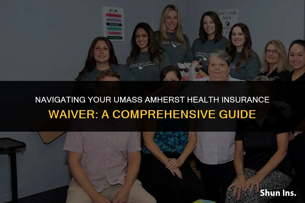 how to waiver your umass amherst health insurance