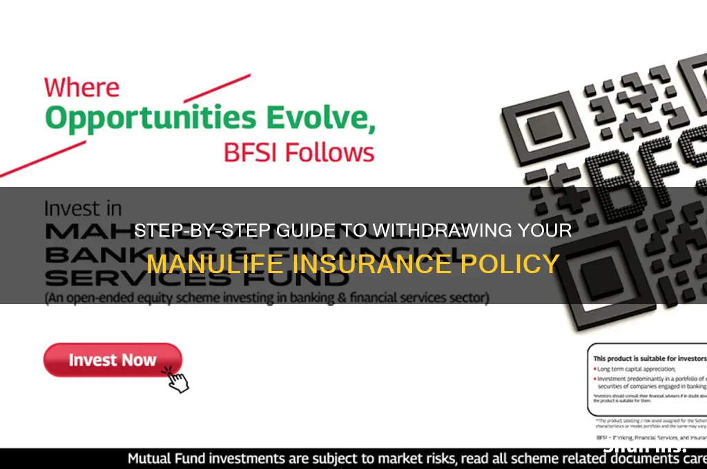 how to withdraw manulife insurance