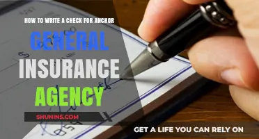 Writing a Check for Anchor General Insurance: A Step-by-Step Guide