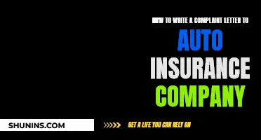 Writing a Complaint Letter to Your Auto Insurance Company