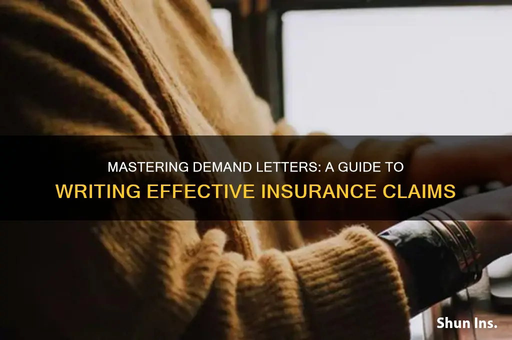 how to write a demand letter insurance