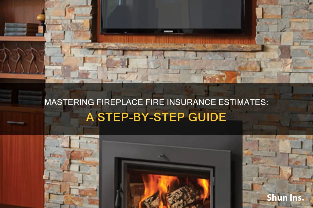 how to write a fireplace fire insurance estimate
