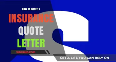 Mastering the Art of Crafting an Effective Insurance Quote Letter