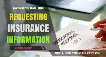 Drafting a Legal Letter: Requesting Insurance Information Effectively and Professionally