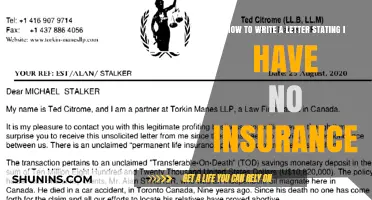 Writing a No Insurance Letter: A Step-by-Step Guide for Clarity