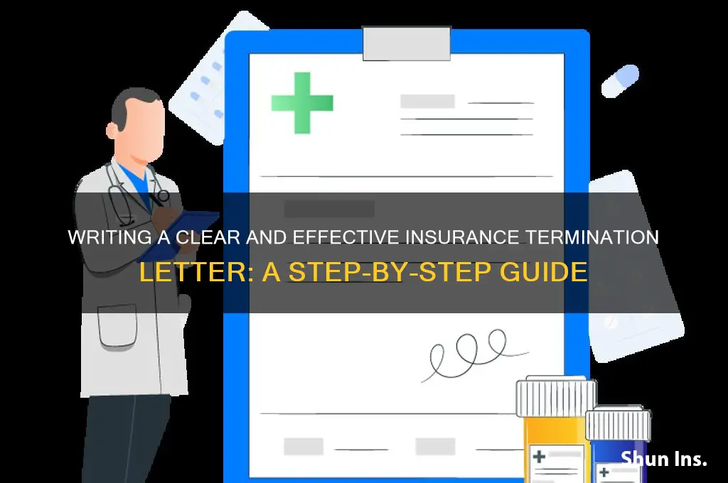 how to write a letter to terminate insurance