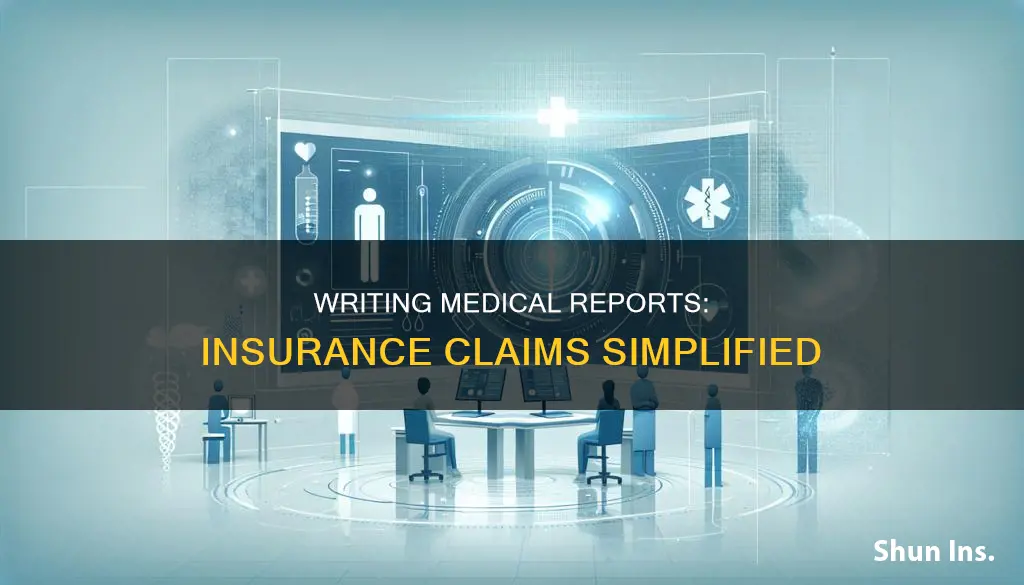how to write a medical report for insurance claim