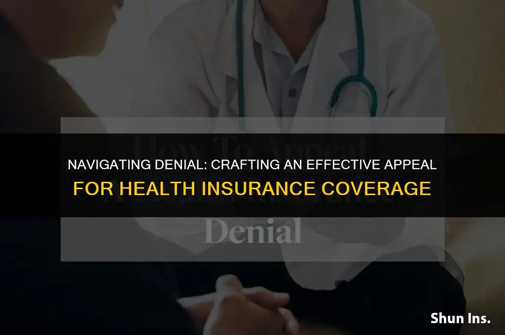 how to write an appeal letter for denied health insurance