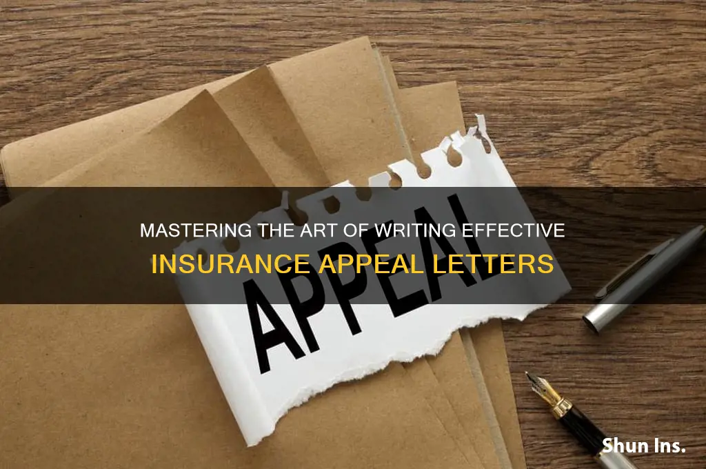 how to write an appeal letter to insurance