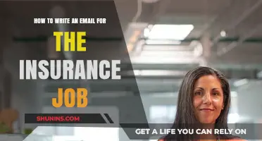 Mastering the Art of Crafting Effective Insurance Job Application Emails