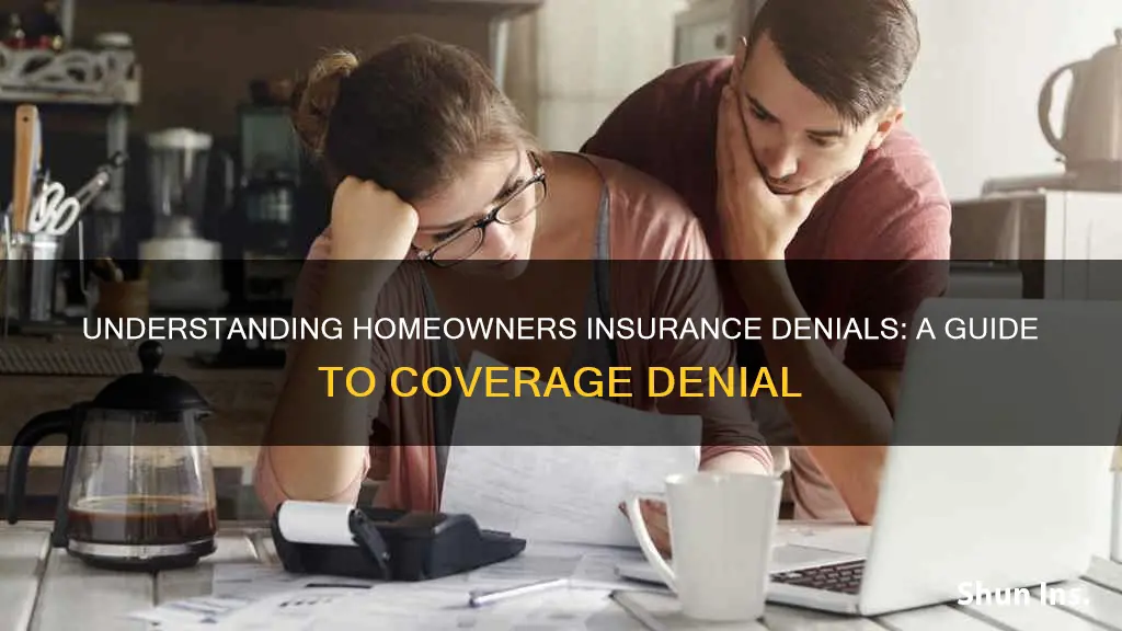 how to write denial of coverage for homeowners insurance