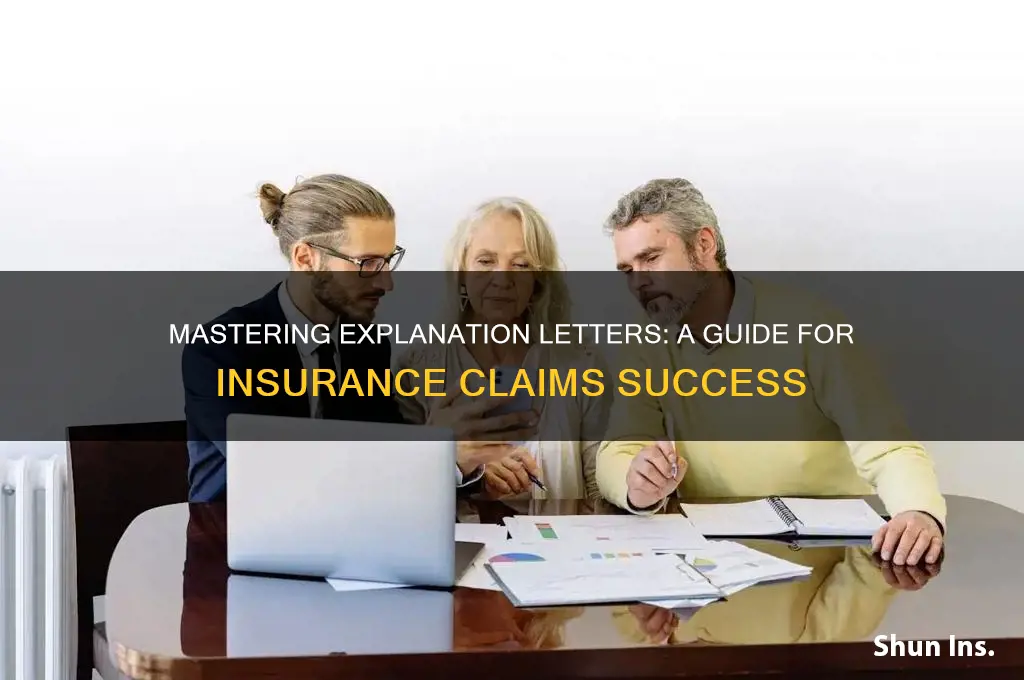 how to write explanation letter for insurance