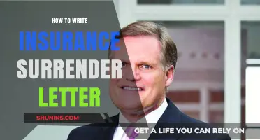 Writing an Effective Insurance Surrender Letter: Tips and Template