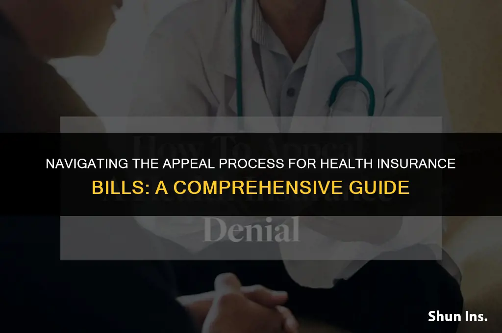 how to write letter of appeal for health insurance bill