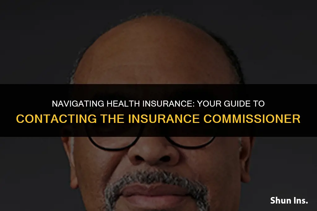 how to write the insurance commissioner on health insurance