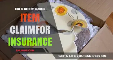 Writing a Damaged Item Claim for Insurance: A Step-by-Step Guide