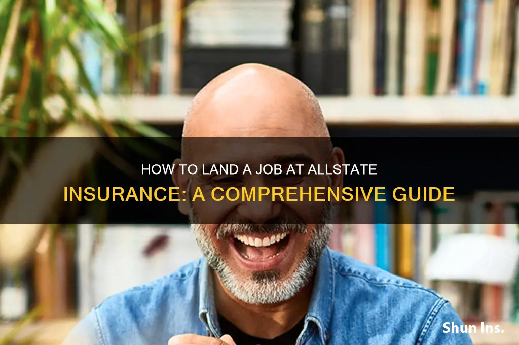 how tofind job allstate insurance