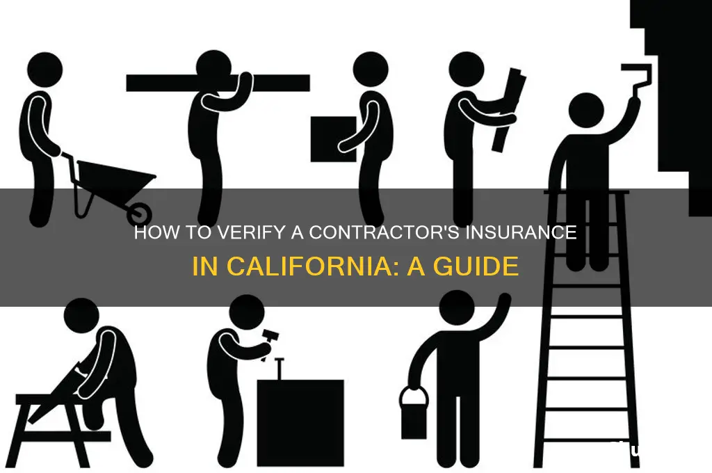 how verify whether a contractor has insurance in california