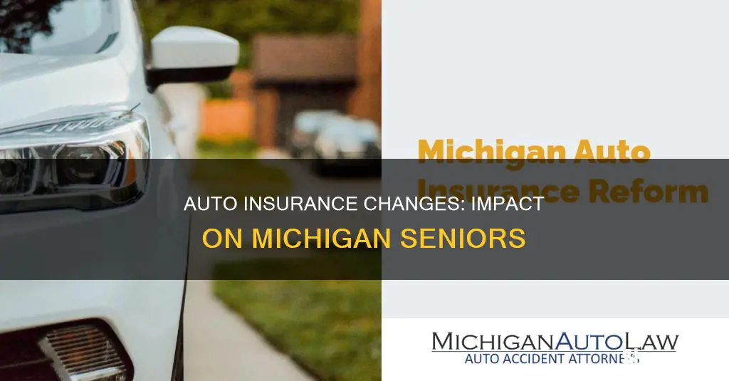 how will the new mi auto insurance affect seniors