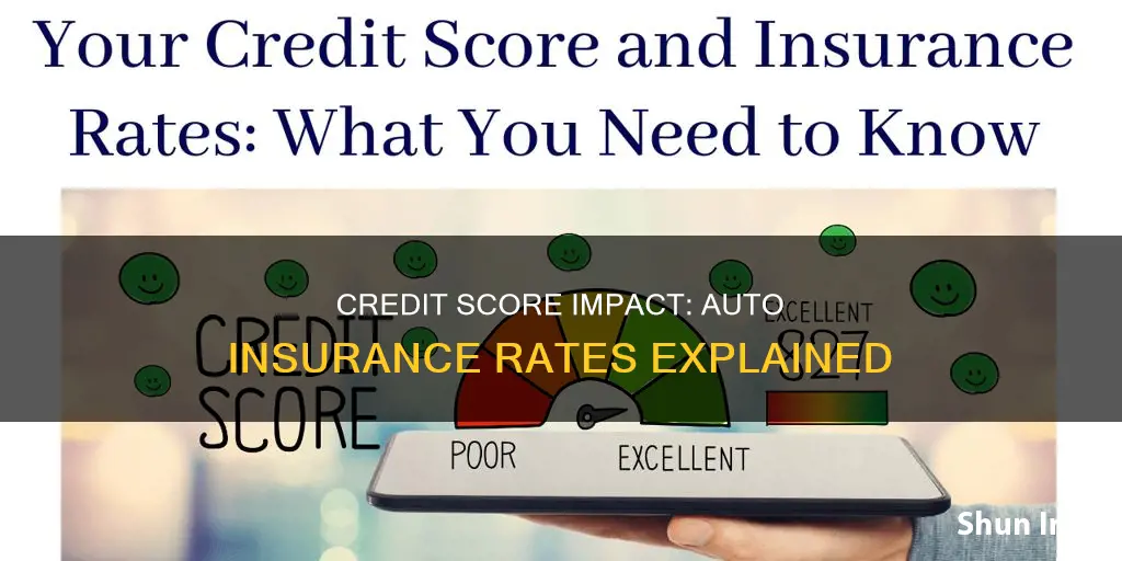 how your credit score affects your auto insurance rates