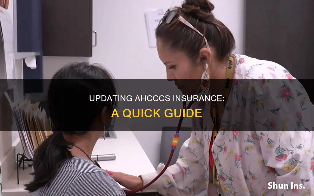 how zup I change my ahcccs insurance arizona