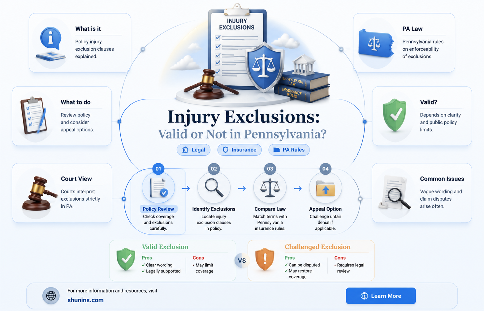 are injury to an insured exclusions valid in pennsylvania