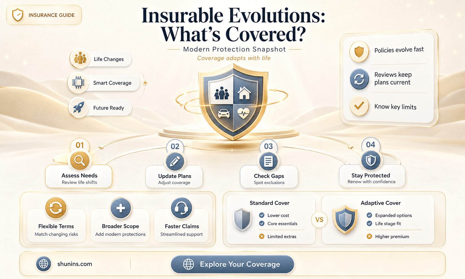 are evolutions insurable