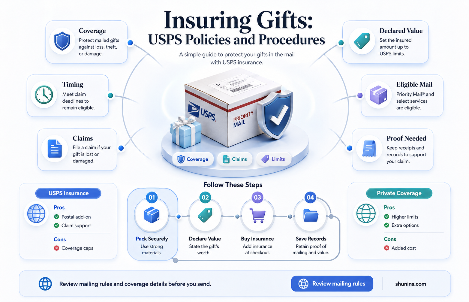 are gifts insurable usps