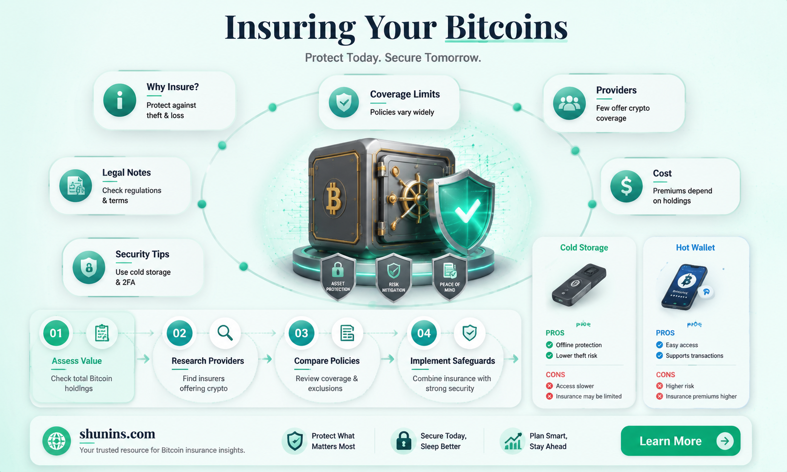 are bitcoins insured