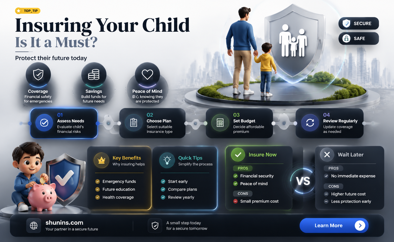 am i requried to insure my child