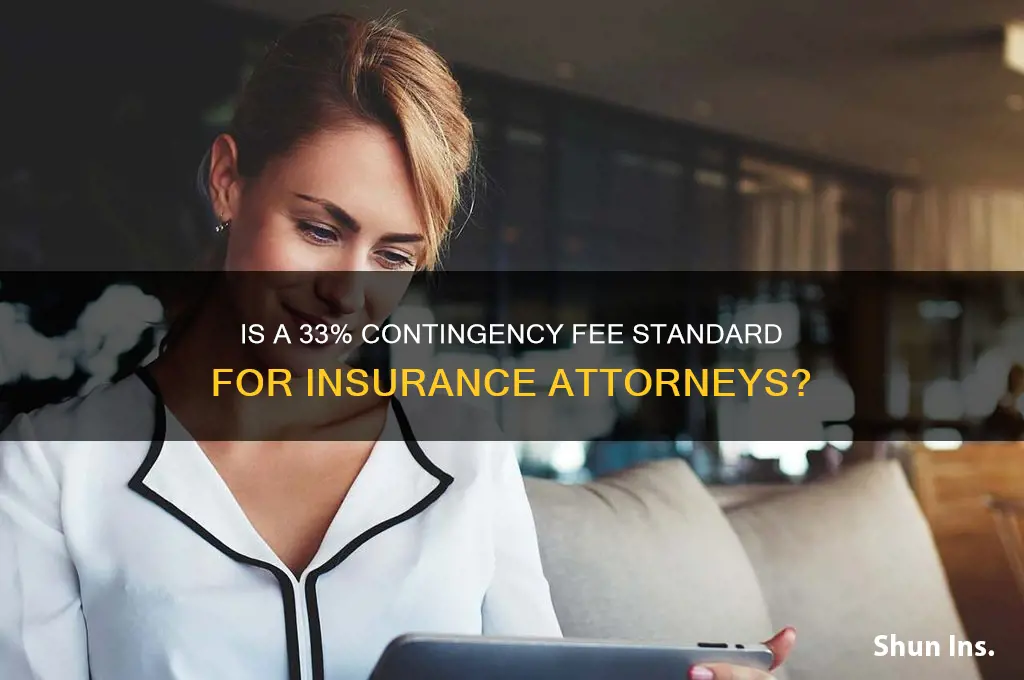 is 1 3 typical for insurance attorney