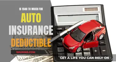 Auto Insurance Deductibles: Is $1500 Too High a Price?