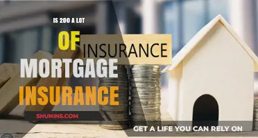 Mortgage Insurance: Is 200 a Large Sum?