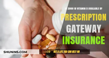Prescription Vitamin D 2000 IU: Gateway Insurance Coverage Explained