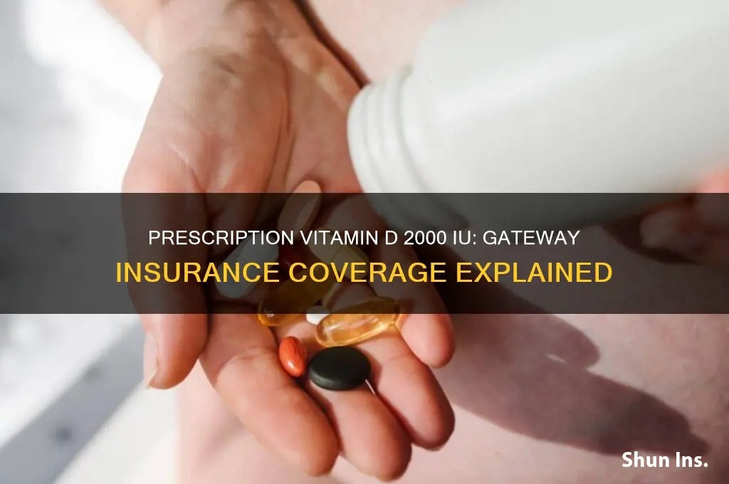 is 2000 iu vitamin d available by prescription gateway insurance