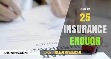 Is 25/50/25 Insurance Coverage Sufficient for Your Needs?