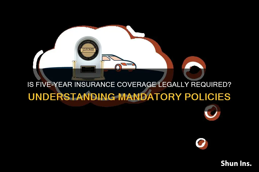 is 5 years insurance mandatory