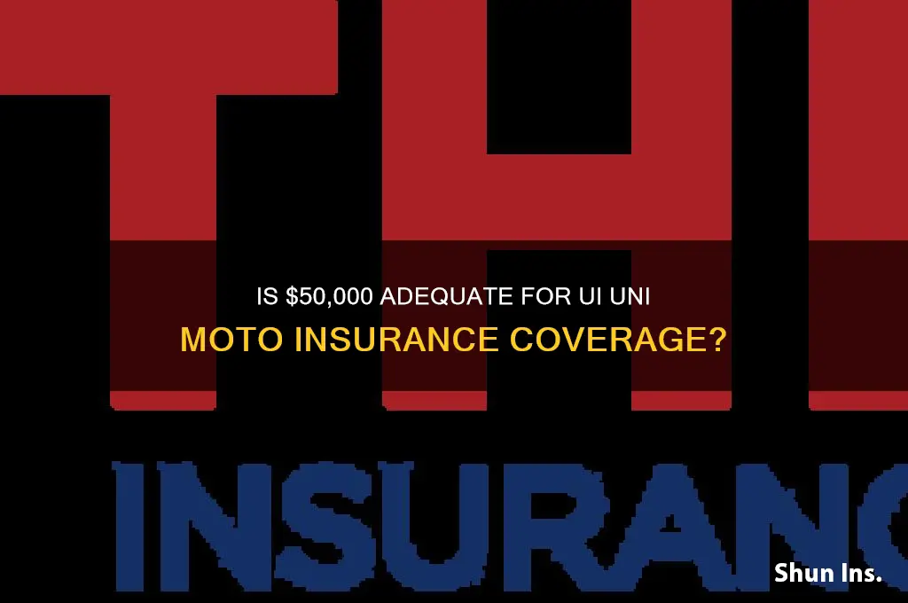 is 50000 enough for ui uni moto insurance