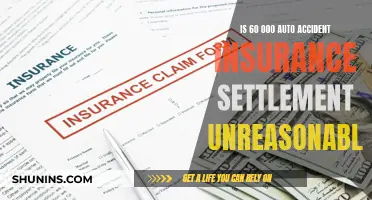 Auto Accident Insurance: Is a $60,000 Settlement Unreasonable?