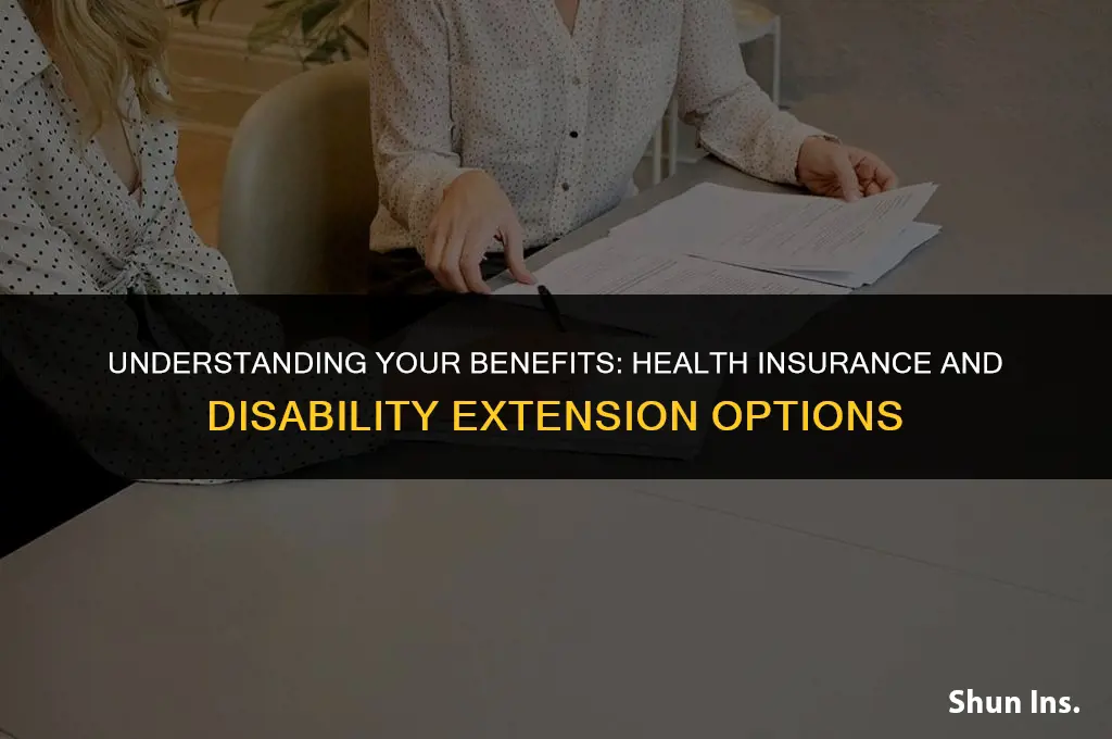 is 700 a month extension for health insurance and disability