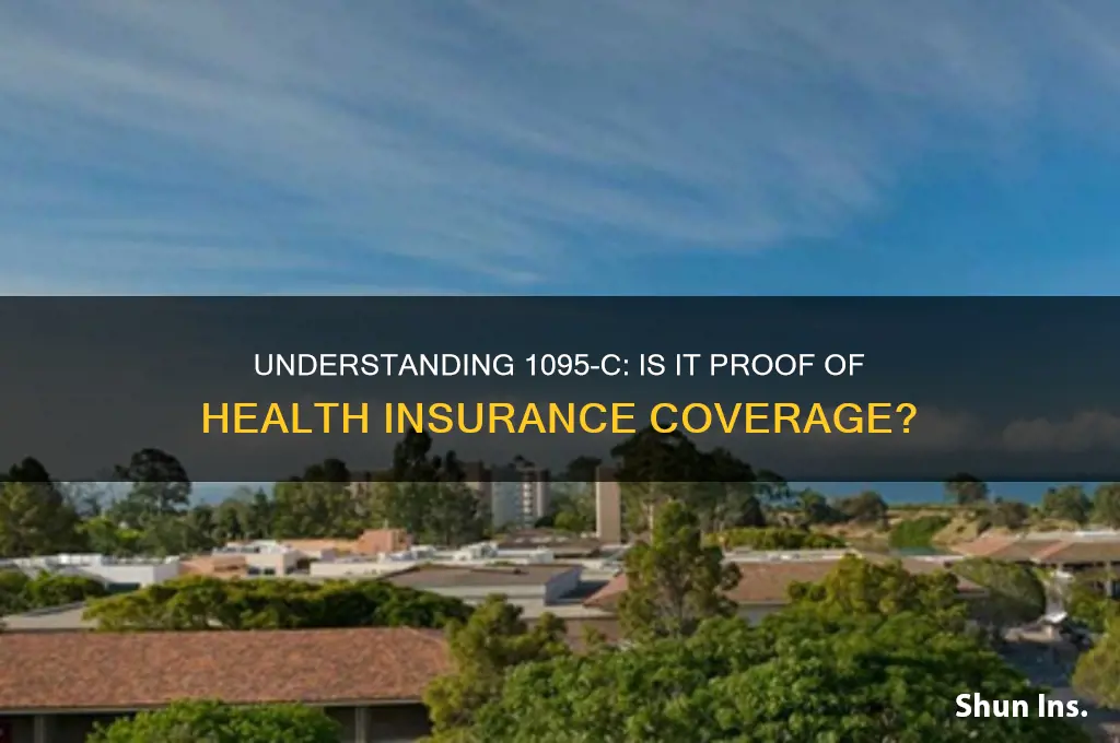 is a 1095 c proof of insurance