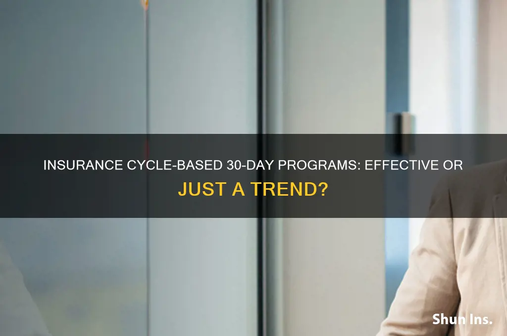 is a 30 day program based off insurance cycles